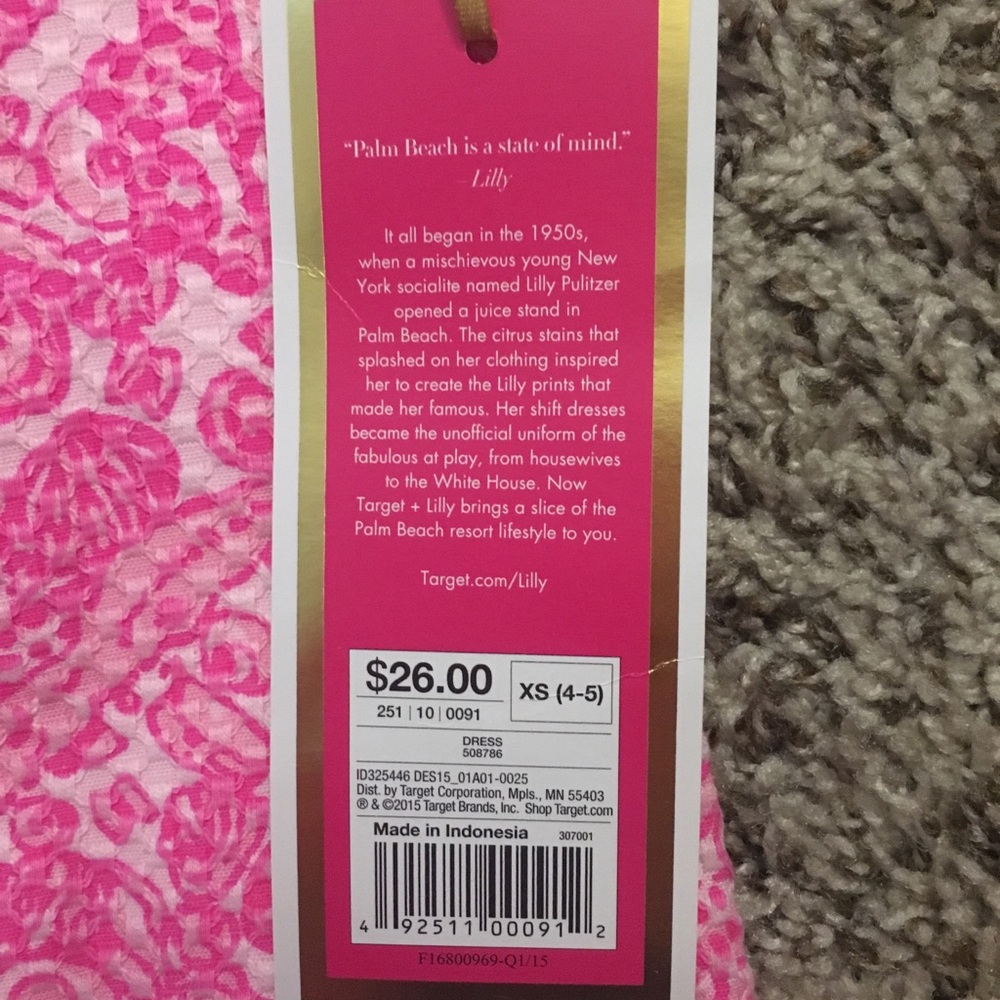 Lilly Pulitzer dress for toddler brand new